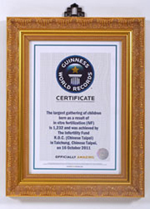 英国金氏世界纪录颁发证书 英国金氏世界纪录颁发证书